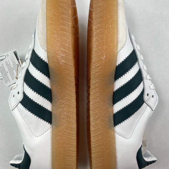 Adidas Sambae Women’s Sz 9 White/Dark Green JQ0983 Brand New Damaged Box - Picture 7 of 10